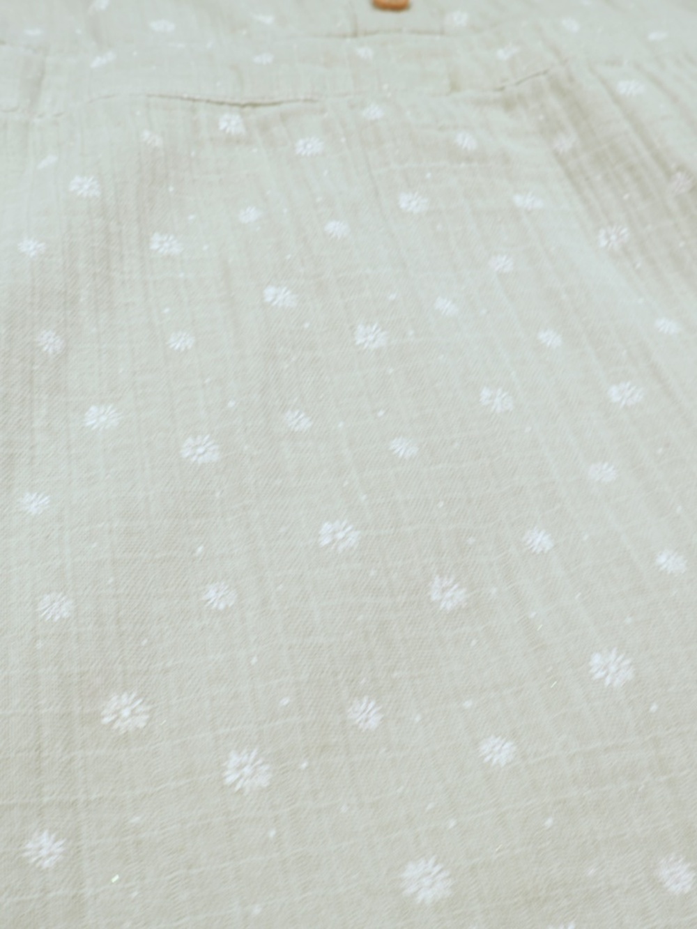Happy Grey Girls Size 8 Sage Green Overall Dress Polka Dot Cotton - Picture 5 of 8